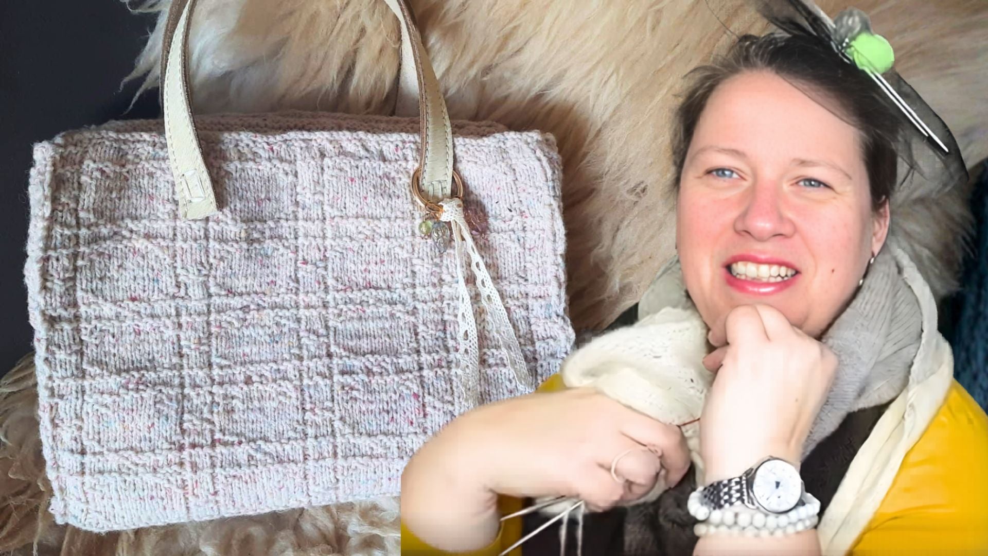 👜 DIY‑Stricktasche aus nur 50 g Wolle – Design statt Beutel