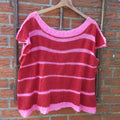 Strickrezept Halb und Halb Shirt